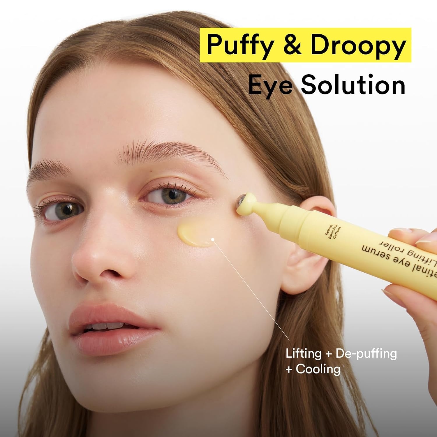 Abib Retinal Eye Treatment Duo: PDRN Eye Patches with Glow Jelly, 60 Count & Retinal Eye Serum Lifting Roller 0.5 fl oz | Eye Patches and Eye Serum for Puffiness, Dark Circles and Fine Lines, - view 5