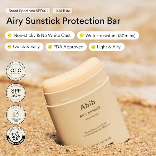 Abib Airy&Watery Sun Care Duo, SPF50+ Broad Spectrum Duo, Oil Control & Hydrating Sunscreen Set, No White Cast, Lightweight Korean Sunscreen, 2 Count