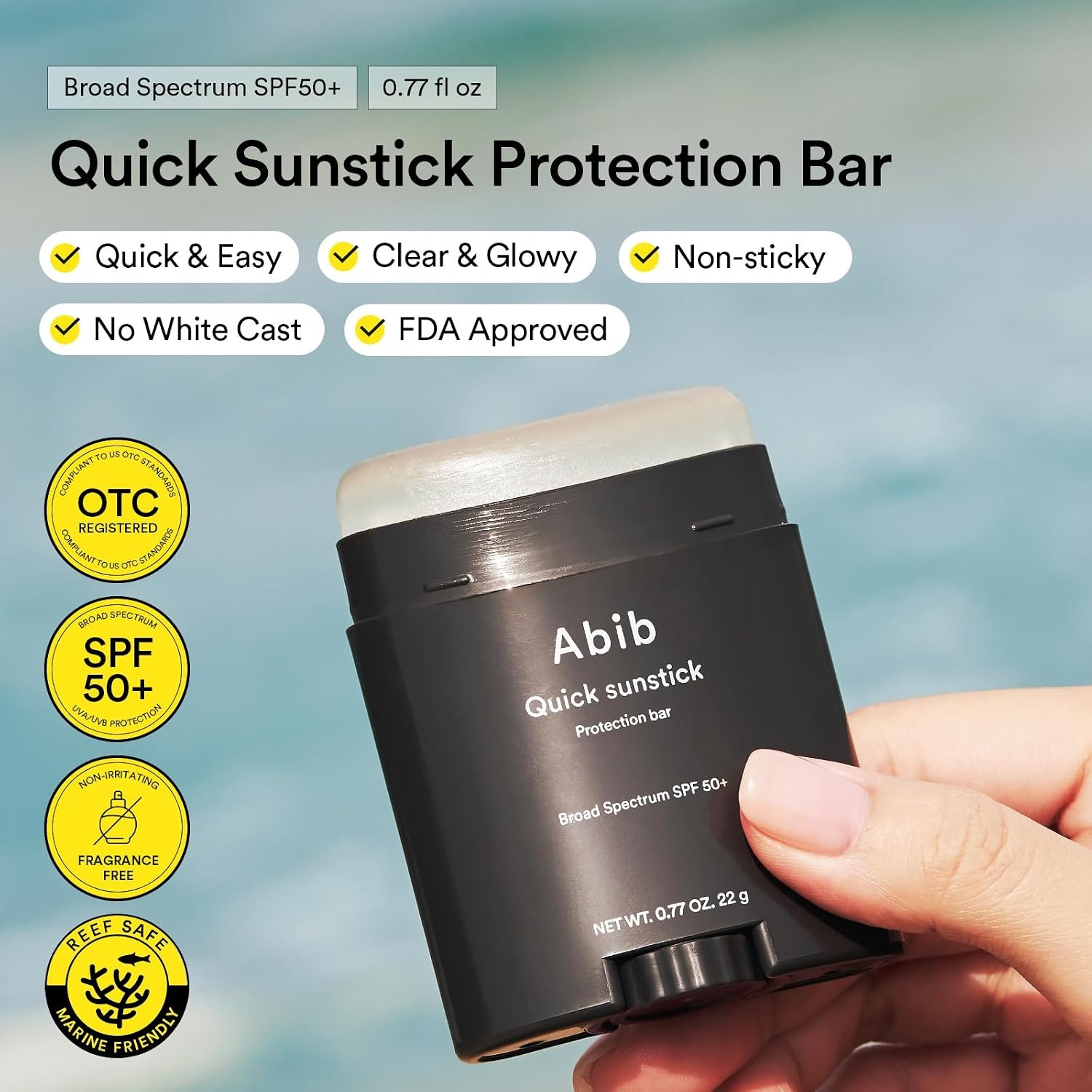Abib Quick&Watery Sun Care Duo, Broad Spectrum Duo, Glowy & Hydrating Sunscreen Set for Dry & Sensitive Skin, No White Cast, With Centella, Aloe & Hyaluronic Acid, Korean Sunscreen, 2 Count