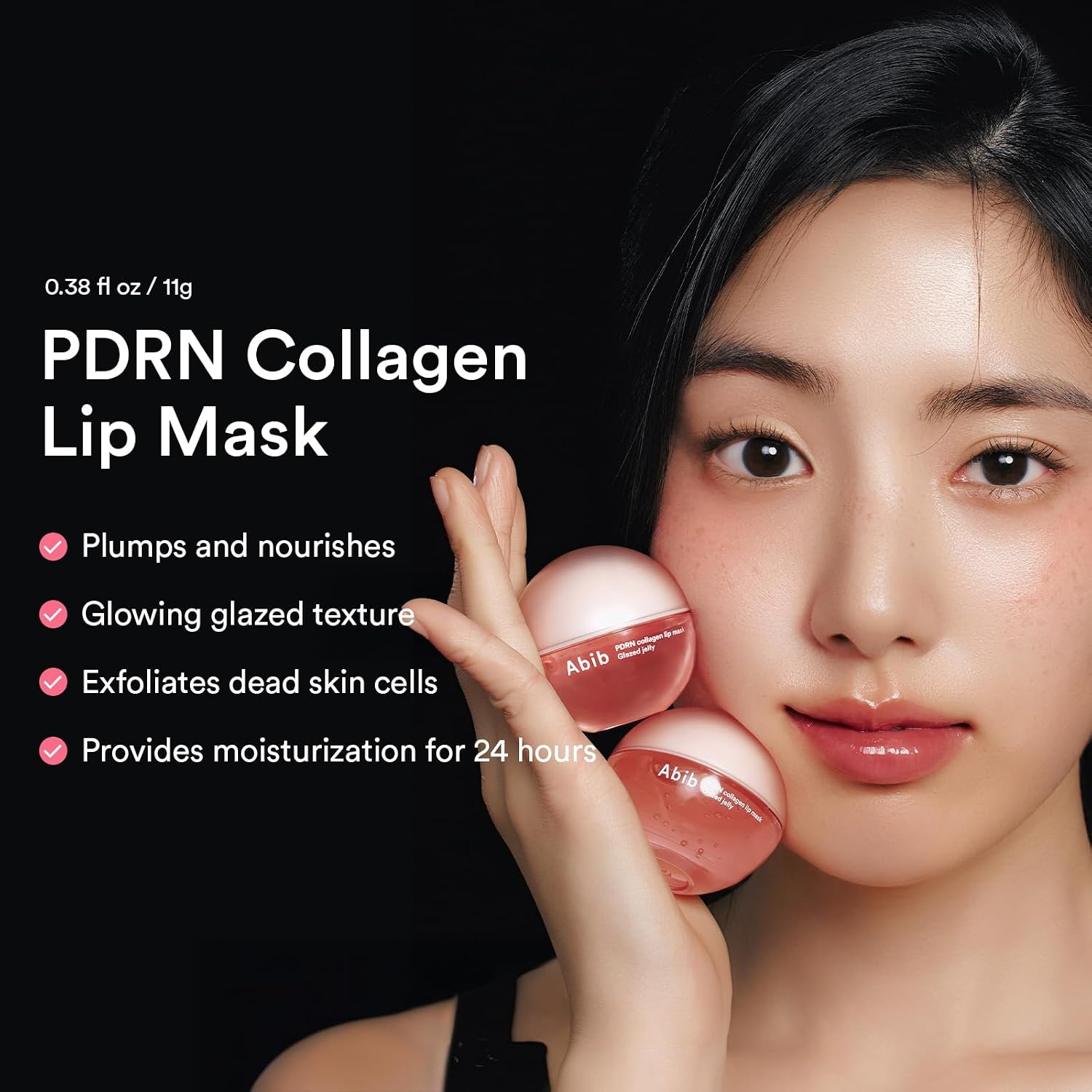 Abib PDRN Volume Pumping Duo: PDRN Volume Fill-It Cream & Vegan Collagen Lip Mask Glazed Jelly – Peptide Retinal Firming for Forehead, Smile Lines & Neck Wrinkles, Korean Sleeping Mask for Dry Lips - view 5