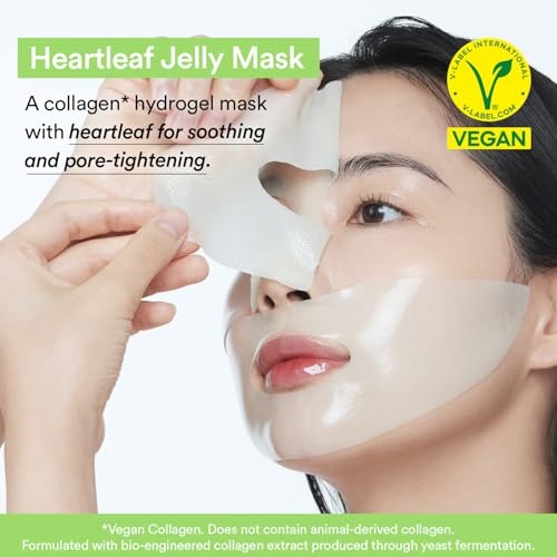 Abib Rice Probiotics Overnight Mask Barrier Jelly & Vegan Collagen Gel Mask Heartleaf Jelly 4 Sheets | Moisturizer for Slugging Intensice Nourishing Soothing Face, Korean Vegan Collagen - view 5