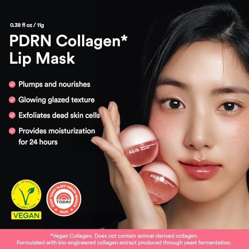 Abib Overnight Jelly Glow Duo | Gifts for Women, Mothers, Teen, PDRN Vegan Collagen Lip Mask Glazed Jelly 0.38 fl oz & Rice Probiotics Overnight Mask Barrier Jelly 2.7 fl oz - view 5