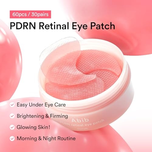 Abib Eye Patch Trio Set: Vegan Collagen, PDRN Retinal & Glutathione Kojic Acid, 60 Count Each | Hydrogel Under Eye Patches for Dark Circles, Puffiness, Fine Lines & Brightening, Korean Skincare - view 4