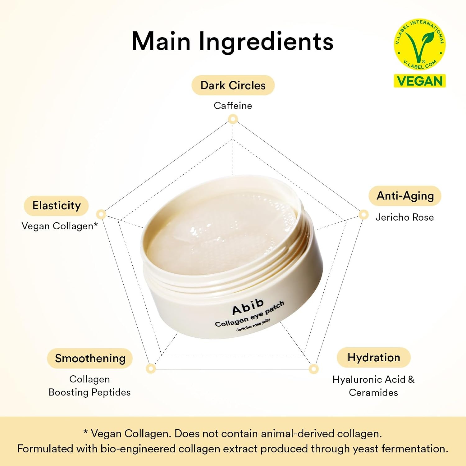 Abib PDRN Jelly Glow Duo: Lip Mask & Eye Patches with Jericho Rose, 60 Count & Vegan Collagen Lip Mask Glazed Jelly 0.38 fl oz | Under Eye Patches for Fine Lines and Lip Sleeping Mask - view 7