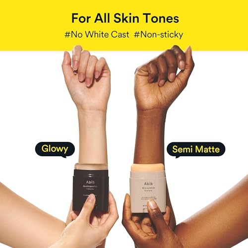 Abib Airy Sunstick & Airy Key Ring Duo: SPF50+ Broad Spectrum, Semi-Matte Sunscreen Stick for Dry & Sensitive Skin, No White Cast, UV Alert Charm Key Ring to Clip to Bag - view 5