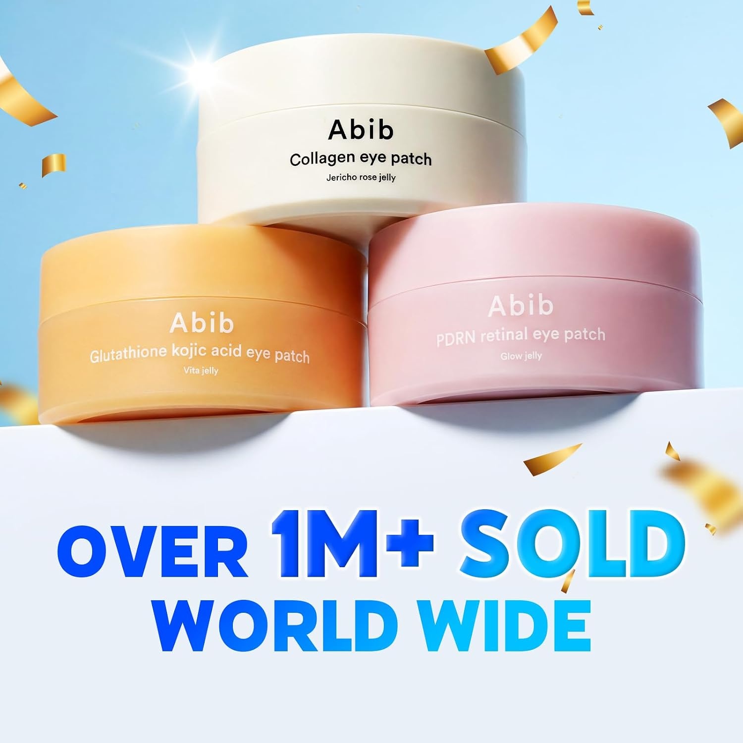 Abib Collagen Eye Care Duo – Jericho Rose Eye Cream Tube & Jelly Eye Patches for Wrinkles & Fine Line with Jericho Rose Jelly, Korean Skin Care