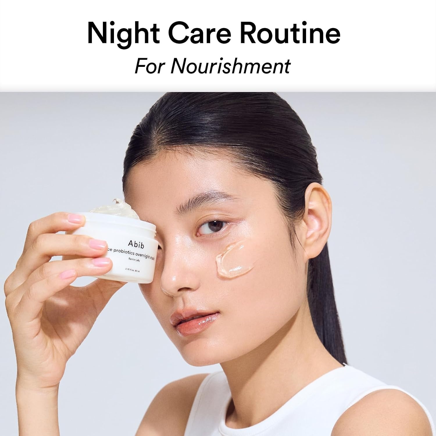 Abib Rice Probiotics Overnight Mask Barrier Jelly & Vegan Collagen Gel Mask Jerichi Rose Jelly 4 Sheets | Korean Moisturizer for Slugging Intensice Hydrating Nourishing Face
