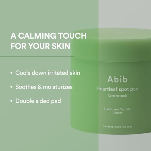 Abib Soothing Acne Care Duo: Heartleaf Teca Capsule Serum Calming Drop & Heartleaf Spot Pad Calming Touch 80pads I Centella Asiatica & Niacinamide Serum, Toner Pads for Sensitive Skin - view 4