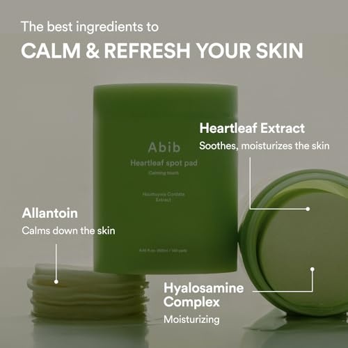 Abib Soothing Acne Care Duo: Heartleaf Teca Capsule Serum Calming Drop & Heartleaf Spot Pad Calming Touch 80pads I Centella Asiatica & Niacinamide Serum, Toner Pads for Sensitive Skin - view 5