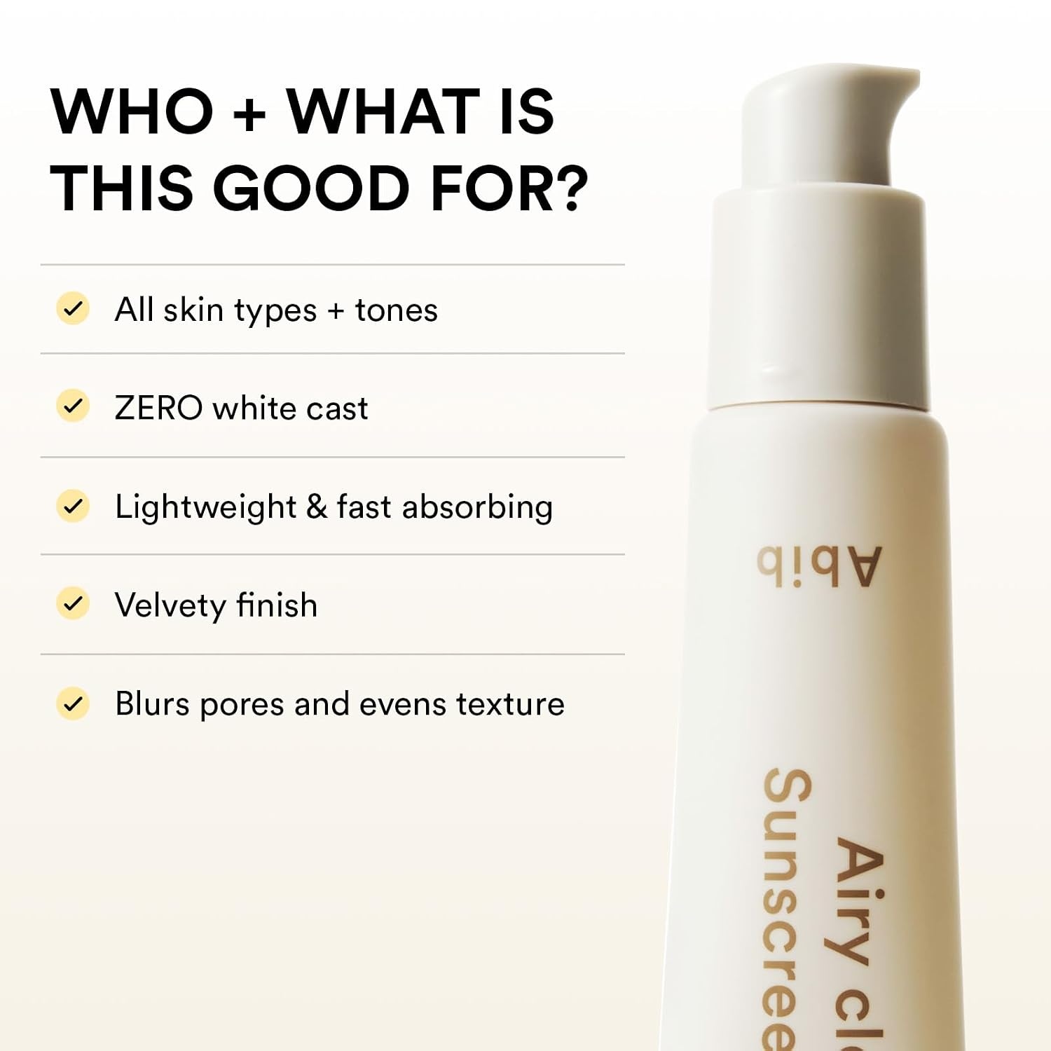 Abib No White Cast SPF Gift Set 4EA Suncare Travel Essentials (Airy Sunstick + Quick Sunstick + Airy Sungel + Watery Sunscreen)(Airy Gel Sunscreen (Semi-matte)) - view 7