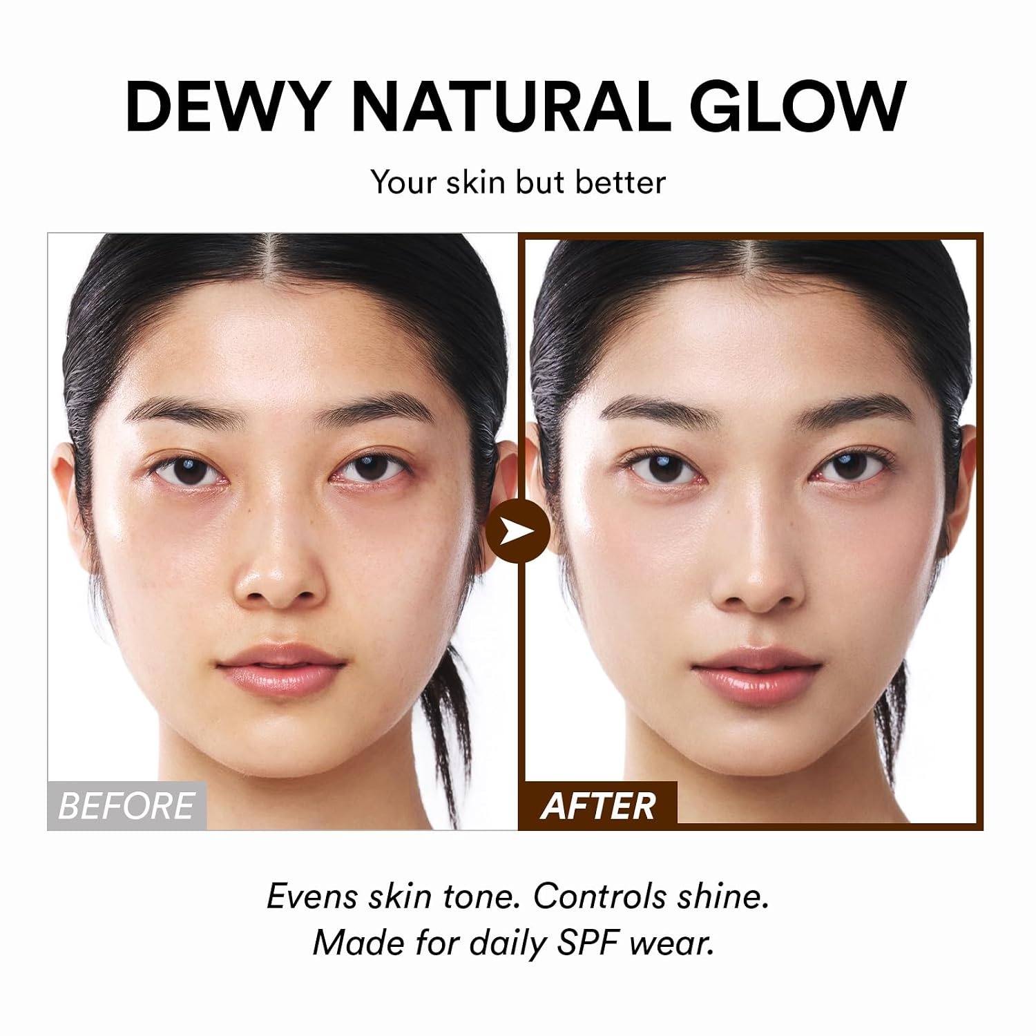 Abib Dewy Tinted Sunscreen SPF 45 (Light) UV Broad Spectrum, Daily Face Moisturizer, Skincare Infused Glow Tube, Mineral&Chemical Hybrid Filter, Lightweight Natural Coverage Korean Skincare 1.69 fl oz(Medium) - view 7