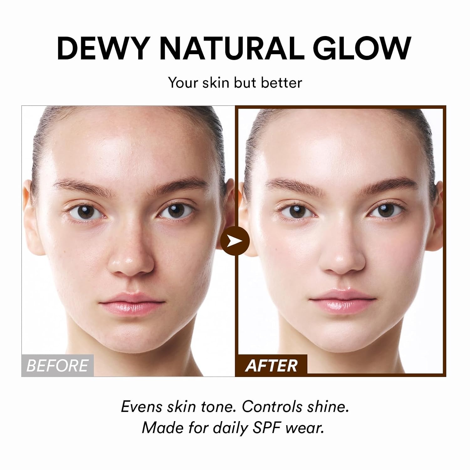 Abib Dewy Tinted Sunscreen SPF 45 (Light) UV Broad Spectrum, Daily Face Moisturizer, Skincare Infused Glow Tube, Mineral&Chemical Hybrid Filter, Lightweight Natural Coverage Korean Skincare 1.69 fl oz(Light) - view 7