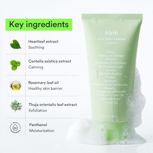Abib Heartleaf Cleasing Duo: Korean Cleansing Oil, Foam Cleanser - view 7