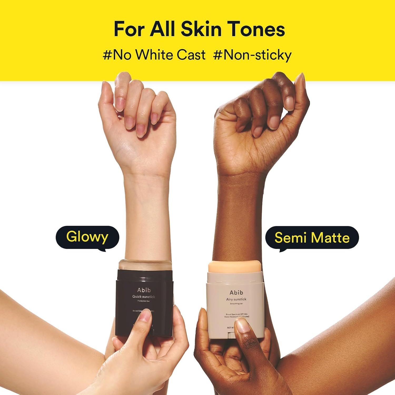 Abib No White Cast SPF Gift Set 4EA Suncare Travel Essentials (Airy Sunstick + Quick Sunstick + Airy Sungel + Watery Sunscreen)(Airy Sunstick Duo) - view 5