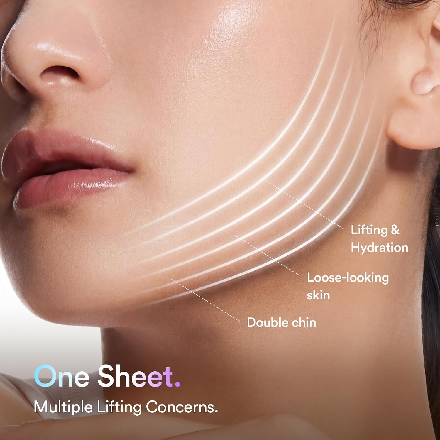 Abib Silhouette Lifting Cream Mask V-up Solution (4 sheets) with PLGA-Peptide, Jawline Double Chin Firming, Lifting Mask, Elasticity Care, Face Lift Mask, Skin Tightening, Chin Lift, Korean Skincare - view 2