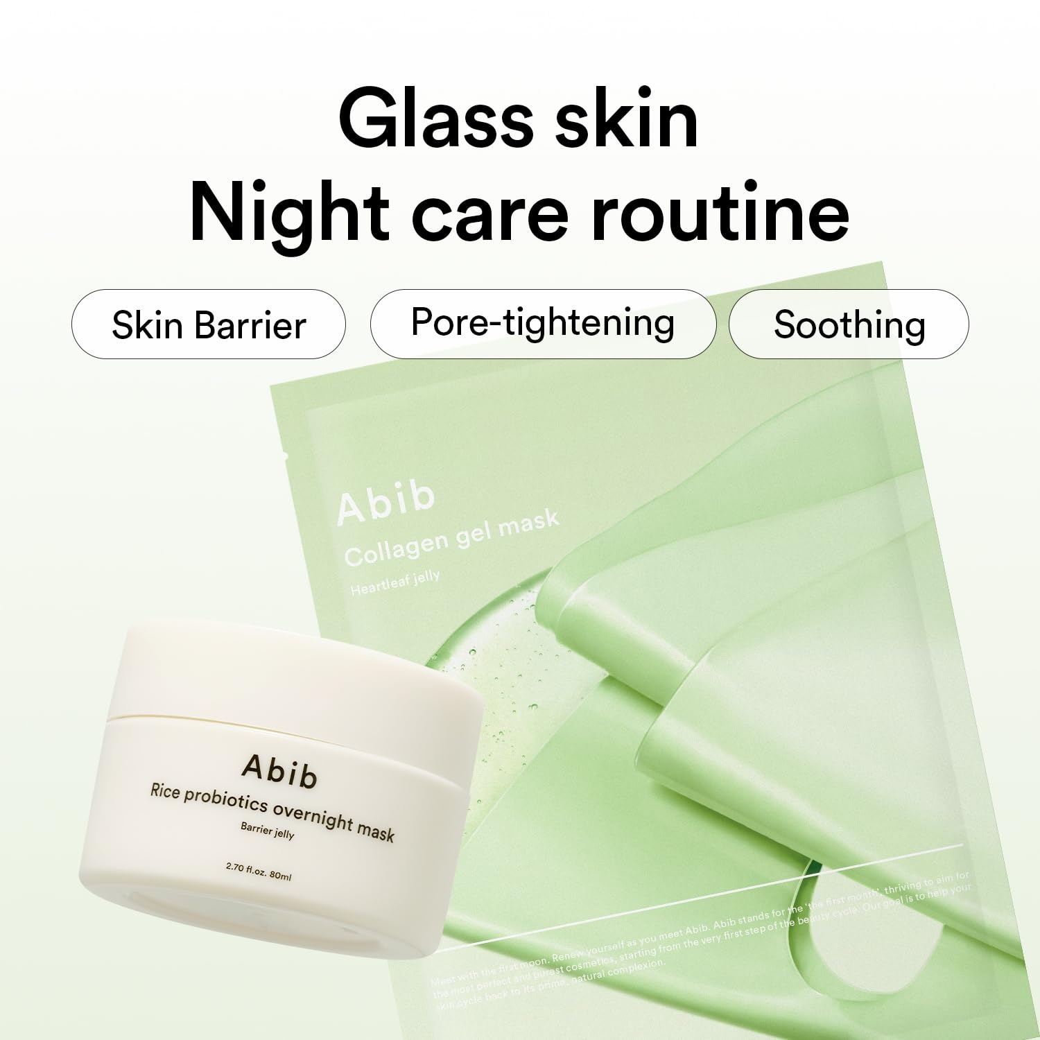 Abib Glow Collagen Mask Glutathione Film 4 Sheets(Soothing (Heartleaf)) - view 6
