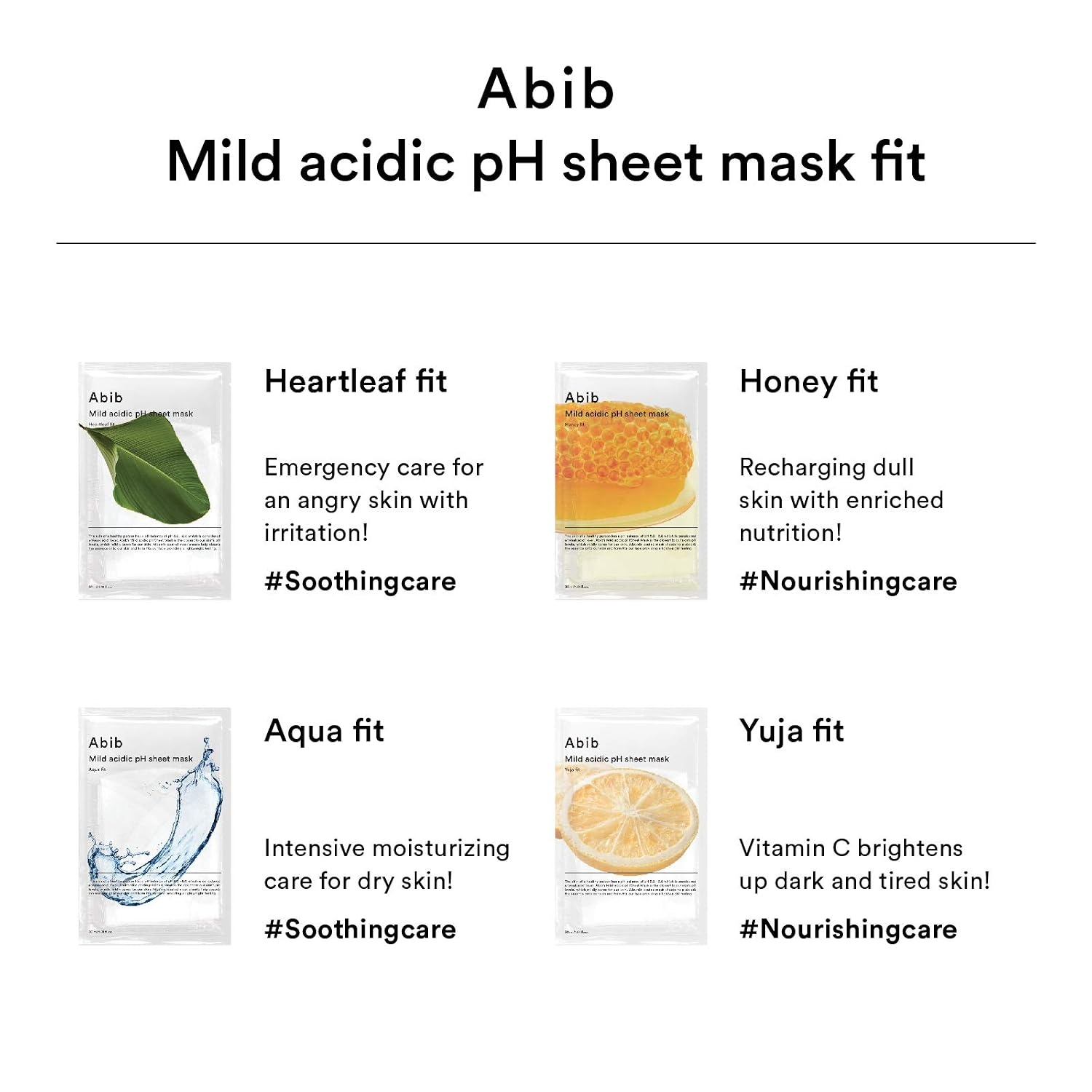 Abib Mild Acidic pH Sheet Mask Honey Fit 10 Sheets I Vitalizing Facial Mask, Propolis Glow(Aqua) - view 6