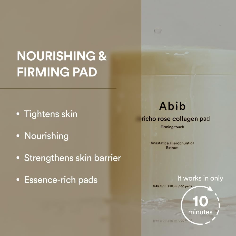 Abib Sedum hyaluron pad Hydrating touch (75 pads) | Hydrating for Dry Skin, Korean Skincare(Nourishing (Jericho Rose) 60 Pads)