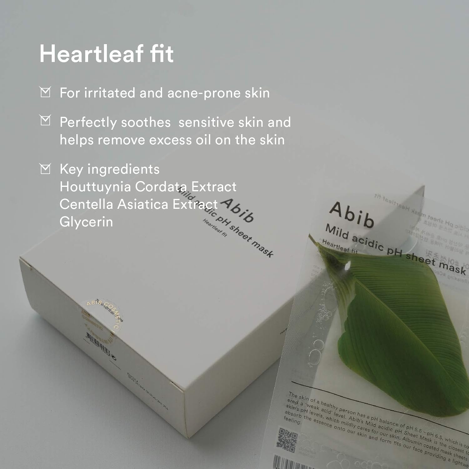Abib Mild Acidic pH Sheet Mask Honey Fit 10 Sheets I Vitalizing Facial Mask, Propolis Glow(Heartleaf) - view 5