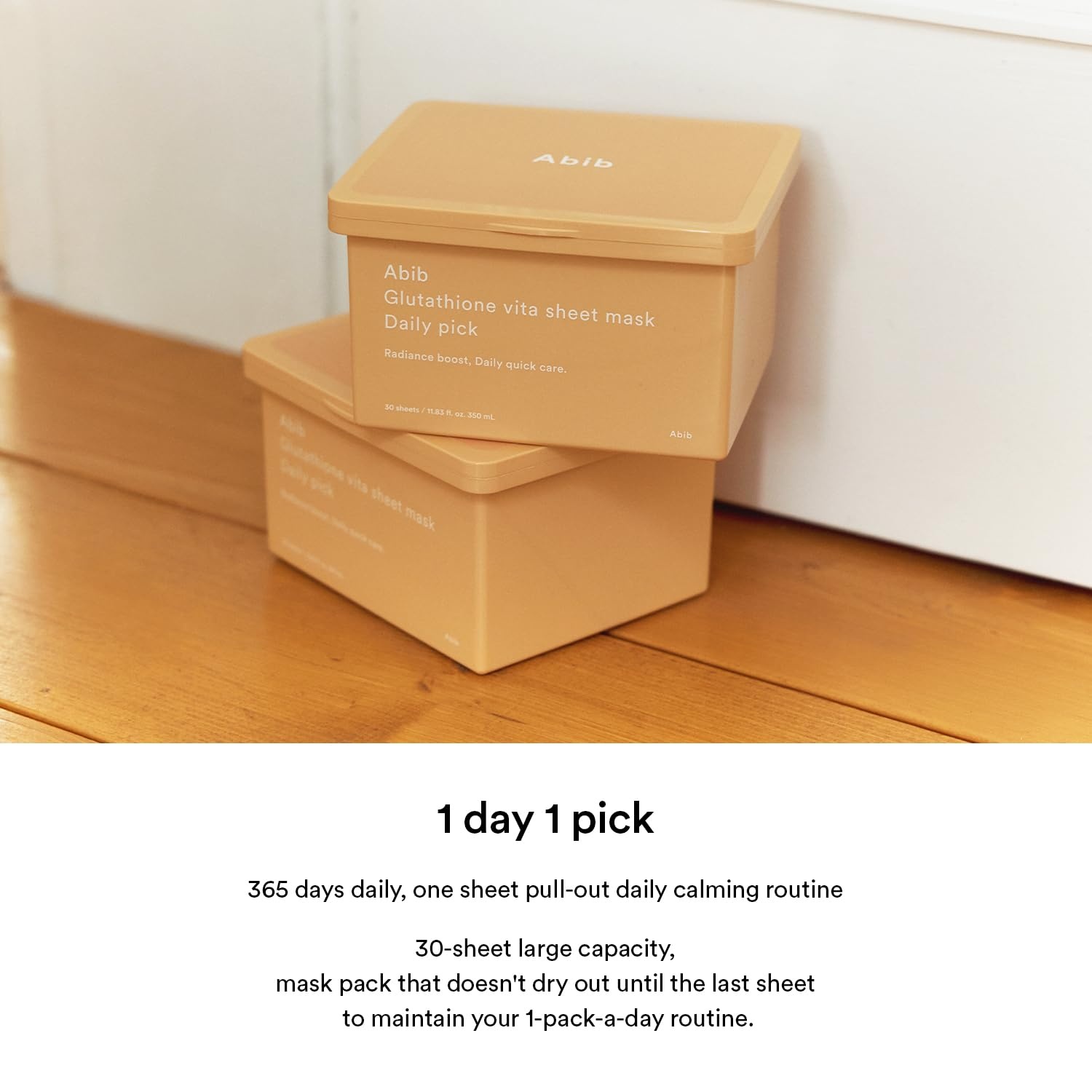 Abib Jericho Rose Sheet Mask Daily Pick, 30 Sheets, Korean Sheet Mask for Skin Elasticity, Firming(Glutathione) - view 7
