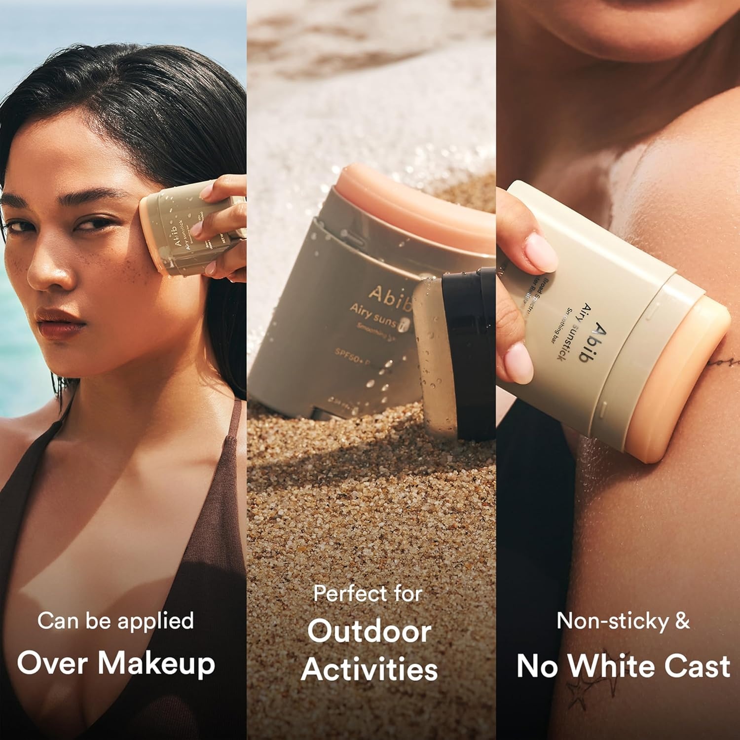 Abib Quick Sunstick Protection Bar SPF50+ Broad Spectrum, Glowy Sunscreen Stick for Dry & Sensitive Skin, No White Cast, With Centella & Aloe, Korean Sunscreen, 0.77 oz / 22 g(Airy (Semi-matte)) - view 8