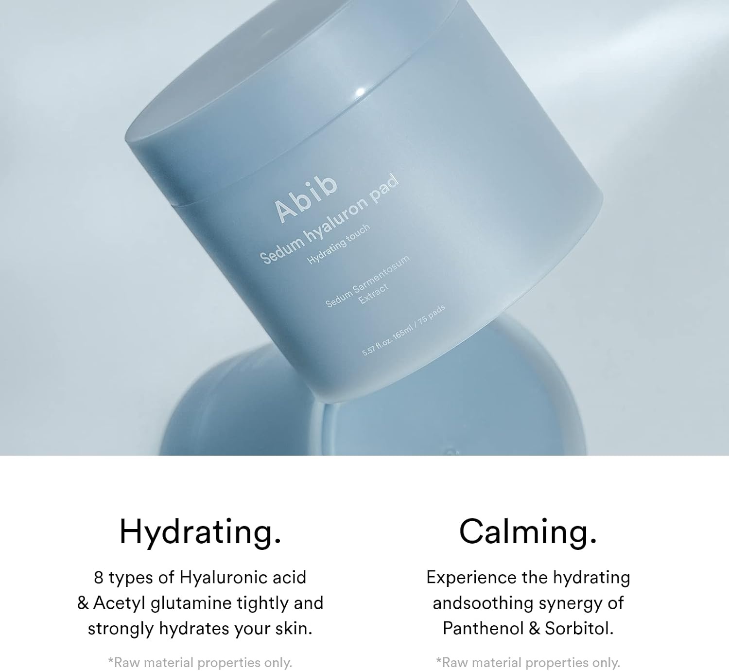 Abib Sedum hyaluron pad Hydrating touch (75 pads) | Hydrating for Dry Skin, Korean Skincare(Hydrating (Sedum) 75 Pads) - view 4