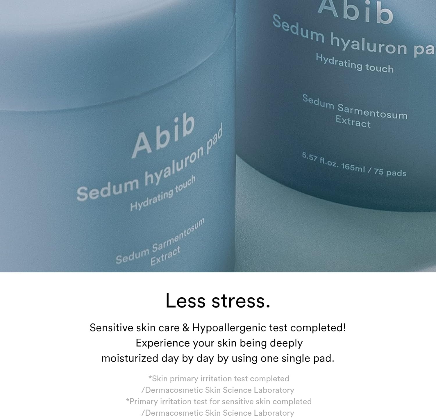 Abib Sedum hyaluron pad Hydrating touch (75 pads) | Hydrating for Dry Skin, Korean Skincare(Hydrating (Sedum) 75 Pads) - view 6