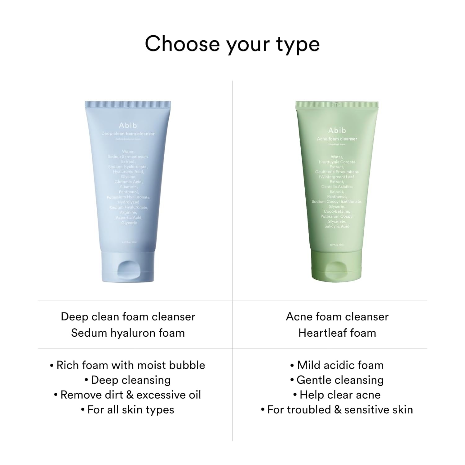 Abib Deep Clean Foam Cleanser Sedum Hyaluron Foam 150ml - view 5