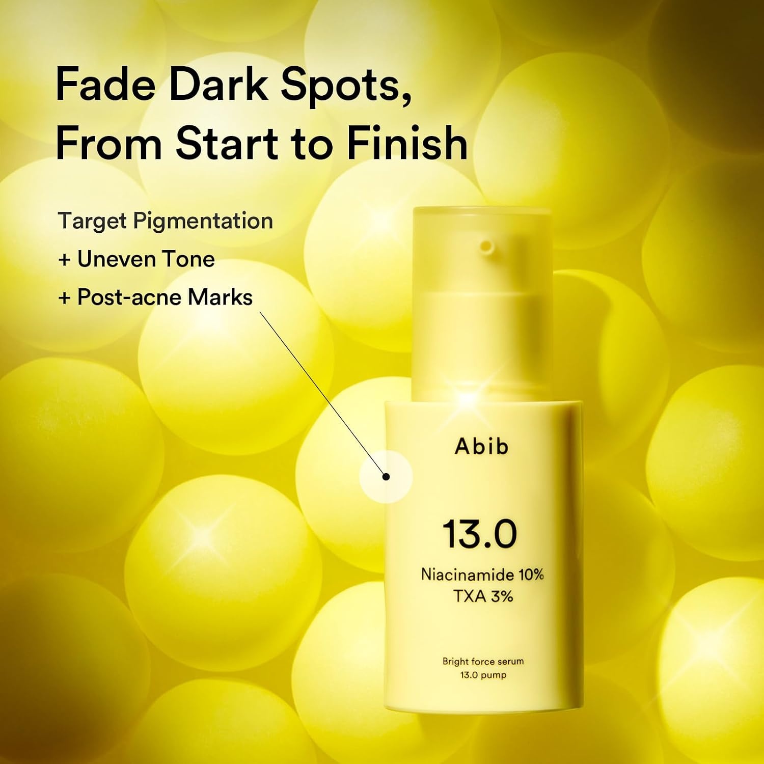 Abib PDRN Glow Serum 4.0 Pump 1.01 fl oz, 4% Salmon DNA PDRN, Skin Turnover & Revitalization Care, Elasticy, Skin Density, with Peptides, Hyaluronic Acid & Hydrolyzed Collagen, Korean Skin Care(Bright Force)