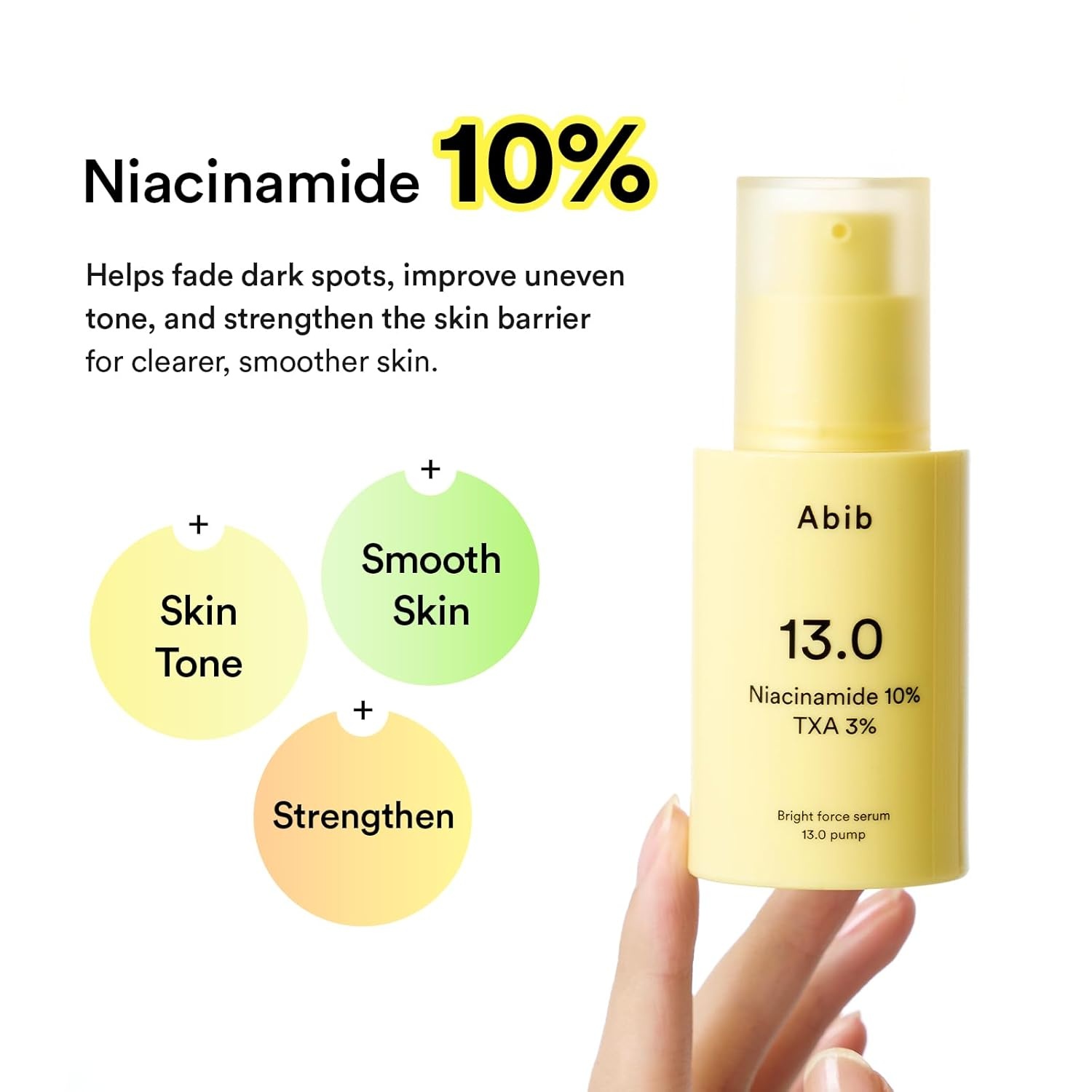 Abib PDRN Glow Serum 4.0 Pump 1.01 fl oz, 4% Salmon DNA PDRN, Skin Turnover & Revitalization Care, Elasticy, Skin Density, with Peptides, Hyaluronic Acid & Hydrolyzed Collagen, Korean Skin Care(Bright Force) - view 3
