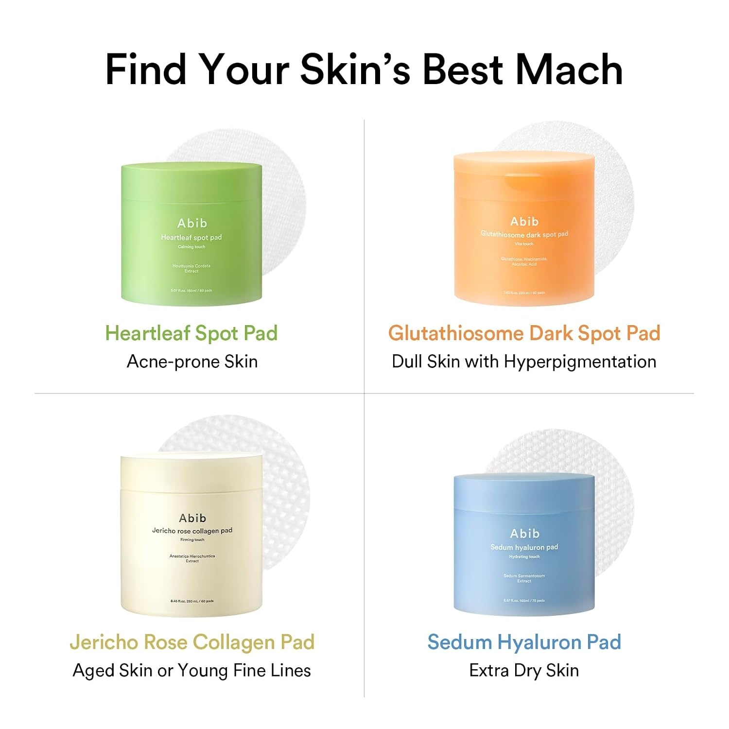 Abib Green LHA Pore Pad Clear Touch – BHA Exfoliating Toner Pads for Pore Care, Sebum Control & Skin Texture Refining, Korean Skincare, 70 Pads 230mL(Soothing (Heartleaf) 160 Pads) - view 6