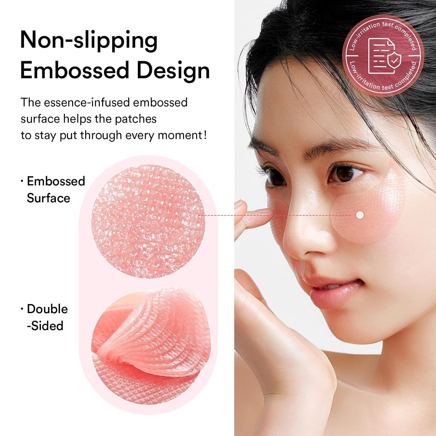 Abib Glutathione Kojic Acid Eye Patches for Radiance Dark Circles & Dark Spots, with Tone-up Jelly, 60 Count, Korean Skin Care(Pink (PDRN)) - view 6