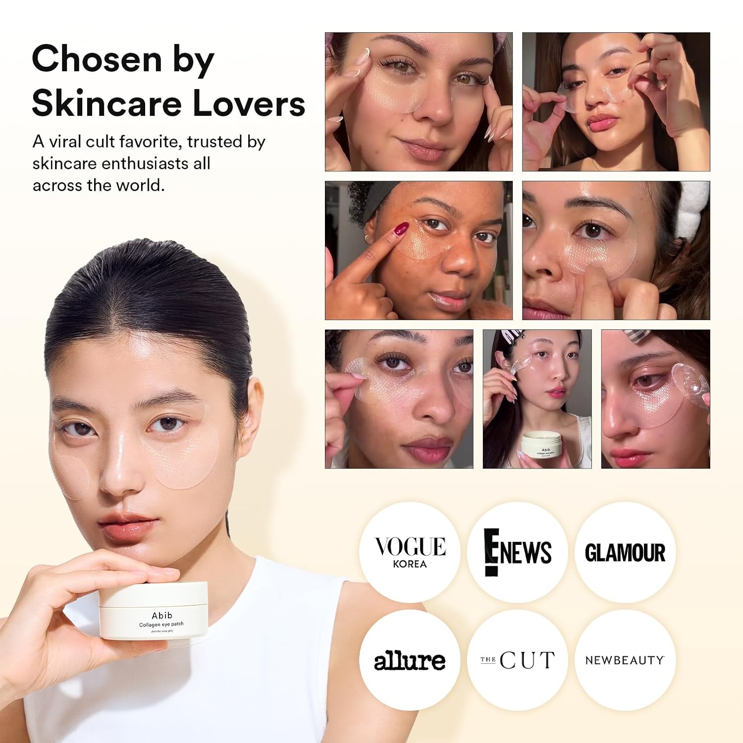 Abib Glutathione Kojic Acid Eye Patches for Radiance Dark Circles & Dark Spots, with Tone-up Jelly, 60 Count, Korean Skin Care(Vegan Collagen) - view 7