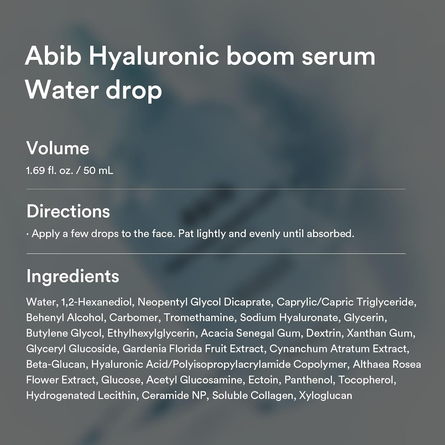 Abib Glutathiosome Dark Spot Serum Vita drop 1.69 fl.oz., Korean Skincare, Dark Spot, Hyperpigmentation Treatment, Lightweight, Hydrating Serum for Sensitive, Uneven Skin(Hyaluronic Boom) - view 8