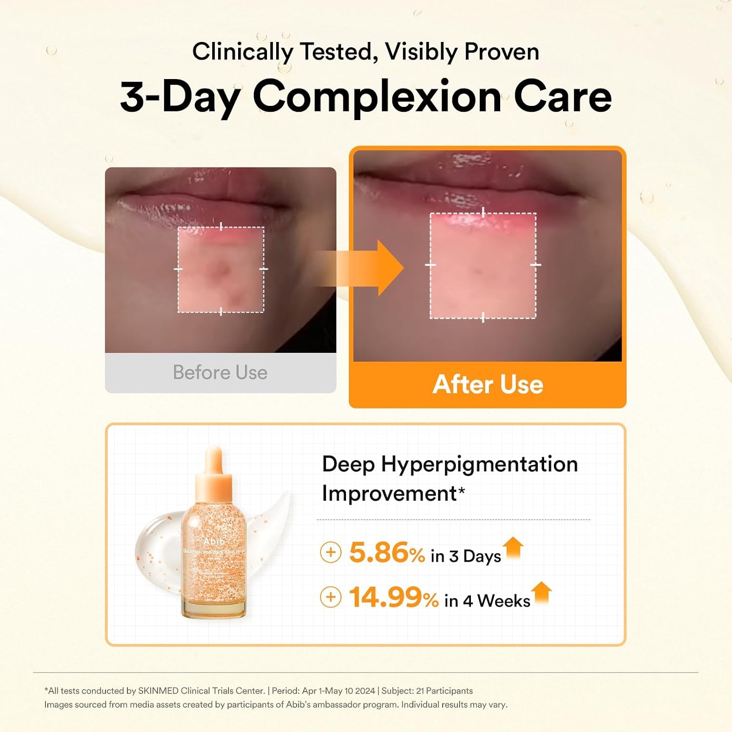 Abib Glutathiosome Dark Spot Serum Vita drop 1.69 fl.oz., Korean Skincare, Dark Spot, Hyperpigmentation Treatment, Lightweight, Hydrating Serum for Sensitive, Uneven Skin(Glutathiosome) - view 3
